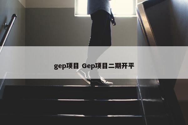 gep项目 Gep项目二期开平