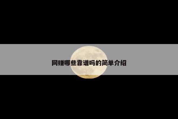 网赚哪些靠谱吗的简单介绍